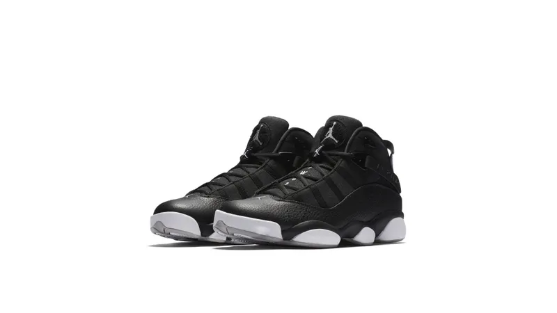 Jordan 6 Rings Black Matte Silver Black/White-Matte Silver (322992-021)