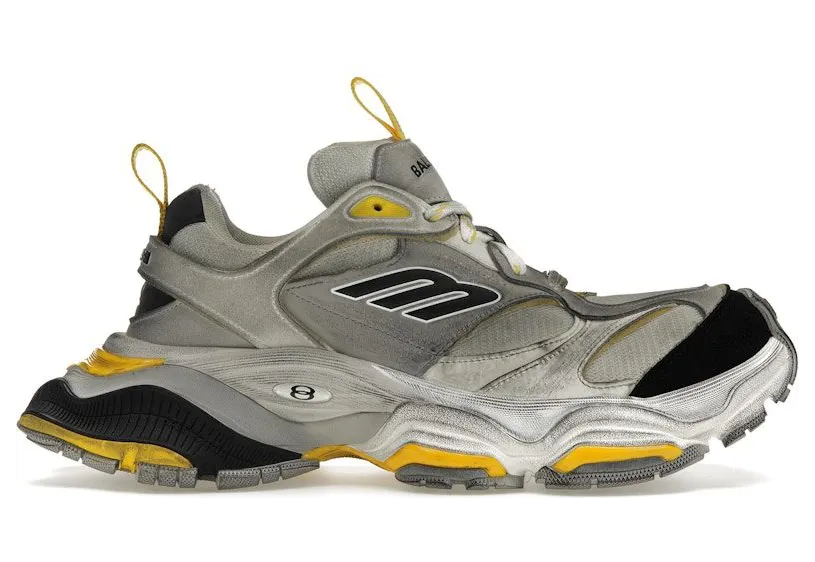 Balenciaga Cargo Sneaker Grey Black Yellow (784341W2MV11170)
