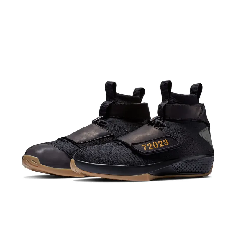 Jordan XX Flyknit R&B Melo Black Black/Black-Gum Light Brown (BQ3271-001)