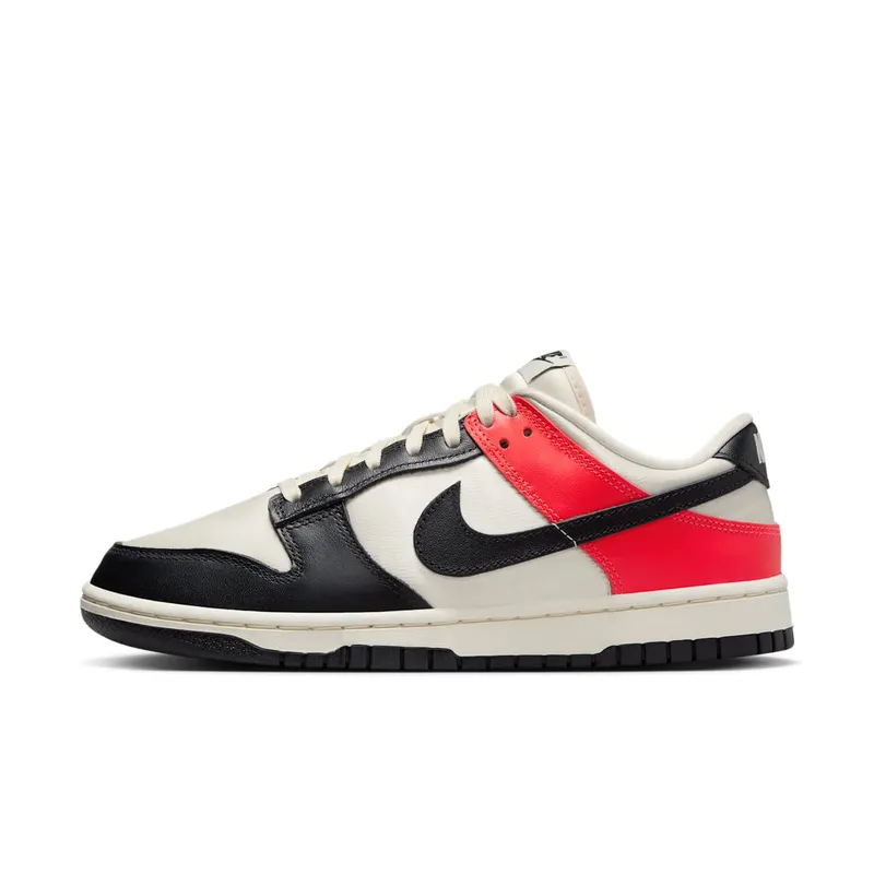 Nike Dunk Low “Black Toe Bright Crimson” (HQ3423-635)