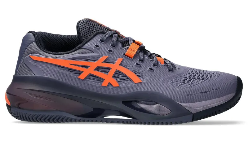ASICS Gel-Resolution X Clay Greyish Purple Nova Orange (1041A485-500)