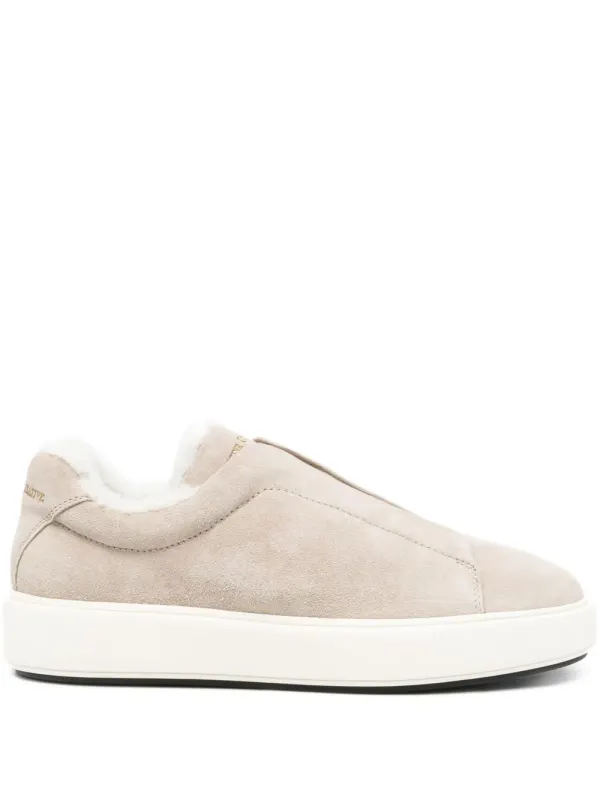 Officine Creative Slip-On- mit Shearling – Nude (OCDSLOU103LIC23E225)