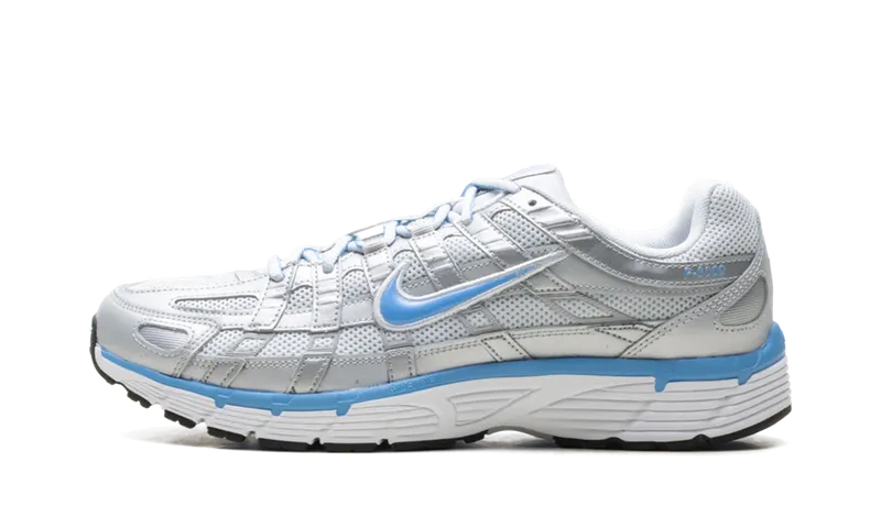 Nike P-6000 Metallic Platinum “Pure Platinum Metallic Silver University Blue” (CD6404-025)