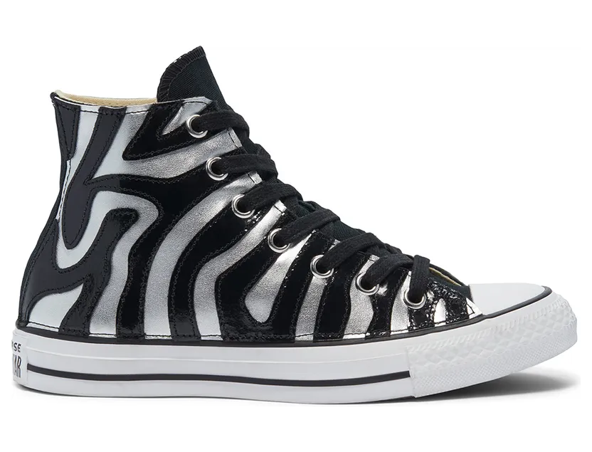 Converse Metallic Zebra Chuck Taylor All Star High Top Zebra Metal (169130C)
