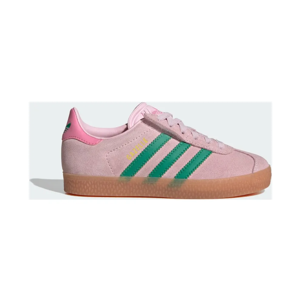 Adidas Gazelle Comfort Closure with Elastische Veters Kids Clear Pink / Court Green / Bliss Pink (JQ7837)