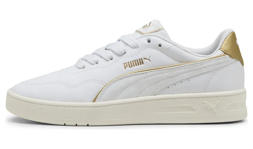 Puma Court Lally Day Night “Puma White / Puma White / Puma Gold” (402682_01)
