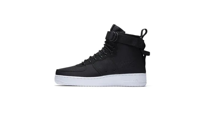 Nike  Sf Af1 Mid Black Anthracite-White Black/Anthracite-White (917753-006)