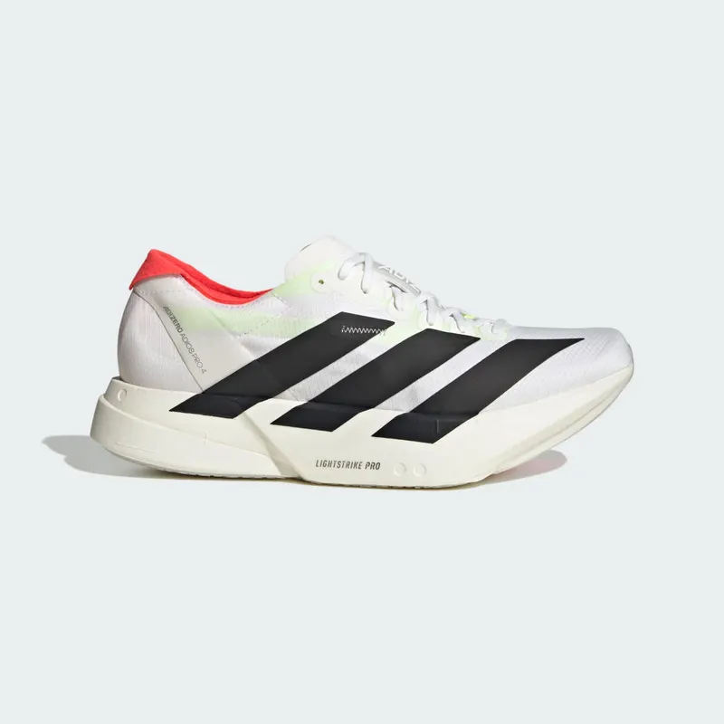Adidas Adizero Adios Pro 4 Cloud White / Core Black / Silver Metallic (JR1094)