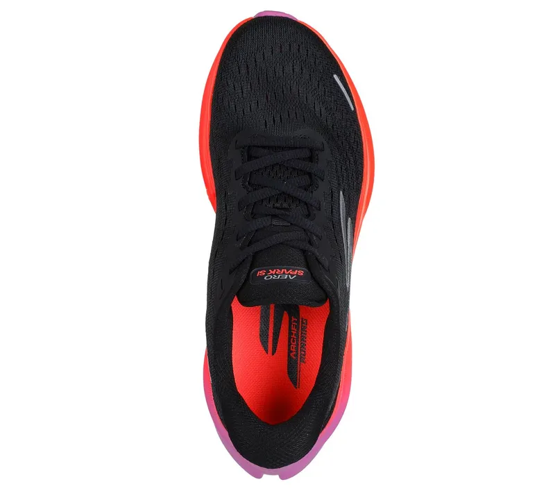 Skechers Slip-ins: Aero Spark Sneaker Black/Purper/Pink