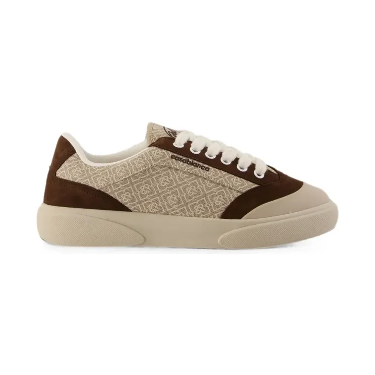 Casablanca Del Mar sneakers met monogram-print – Beige (ASNK02513M)