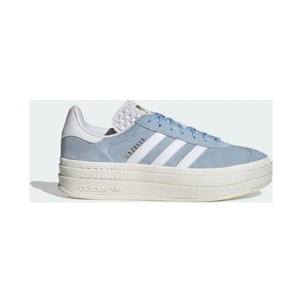 adidas Gazelle Bold Clear Sky / Cloud White / Gold Metallic (ID6991)