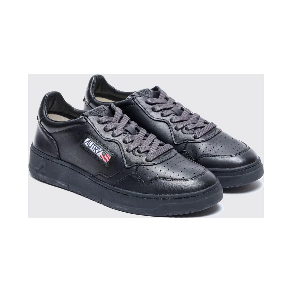 Autry Medalist Low Leather Black (AULMSG16)
