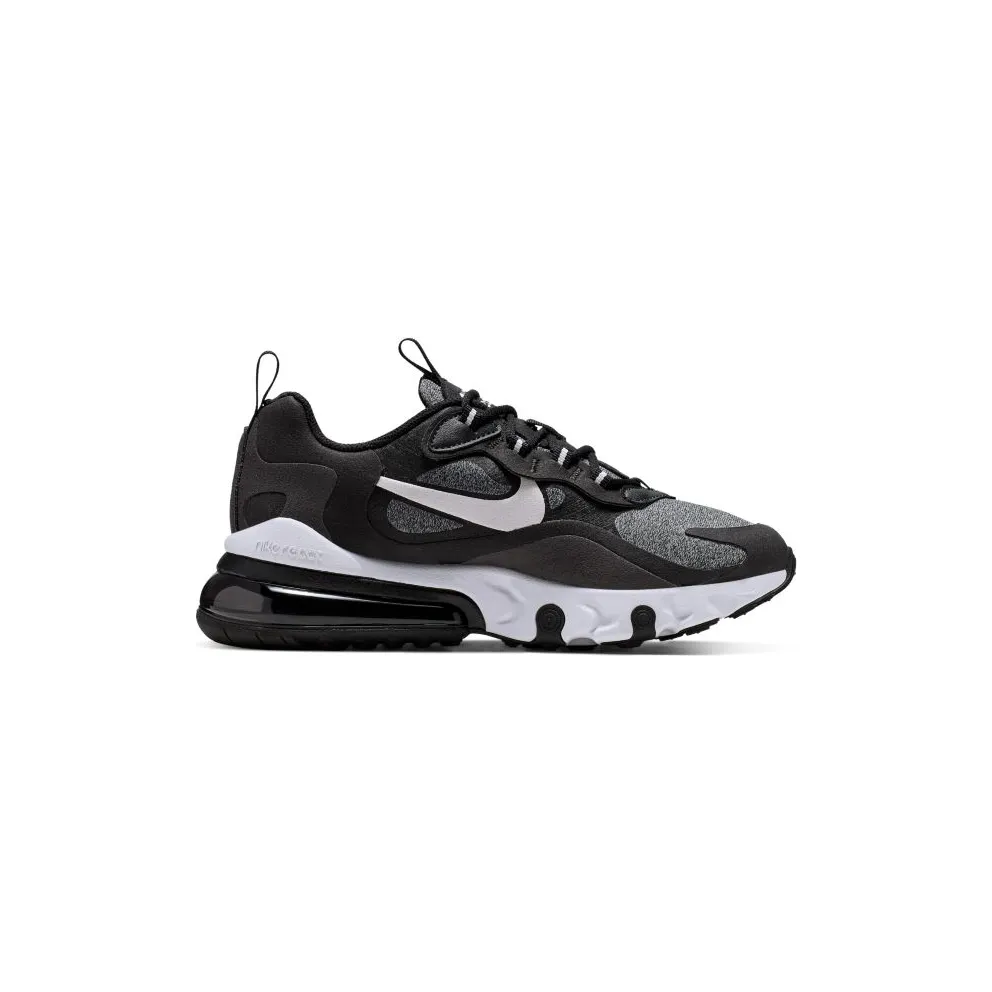 Nike Air Max 270 React Black Vast Grey (GS) Black/Vast Grey-Off Noir (BQ0103-003)