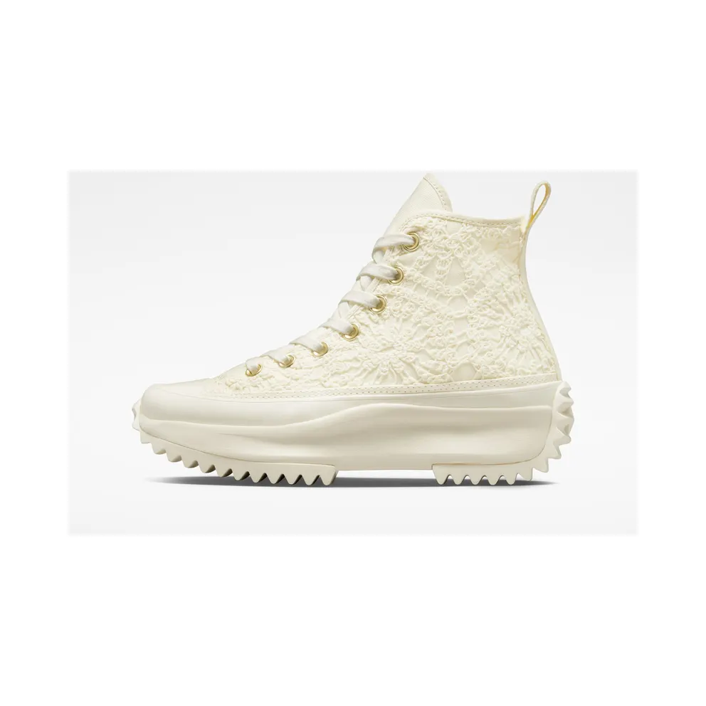 Converse Run Star Hike Platform Daisy Cord Egret/egret/light Gold