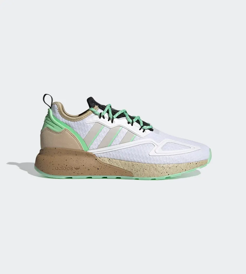 Adidas Star Wars x ZX 2K Boost ‘Mudhorn’ Cloud White/Glory Mint/Core Black (GZ2760)