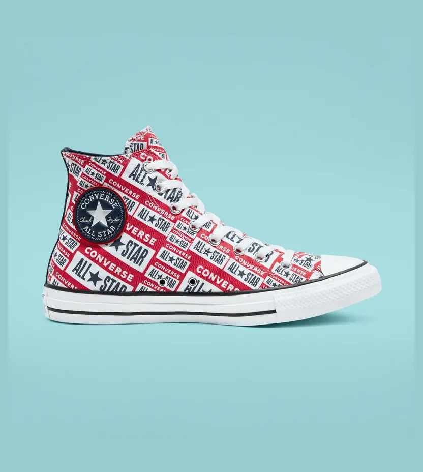 Converse Chuck Taylor All Star Hi Logo Red (166984C)
