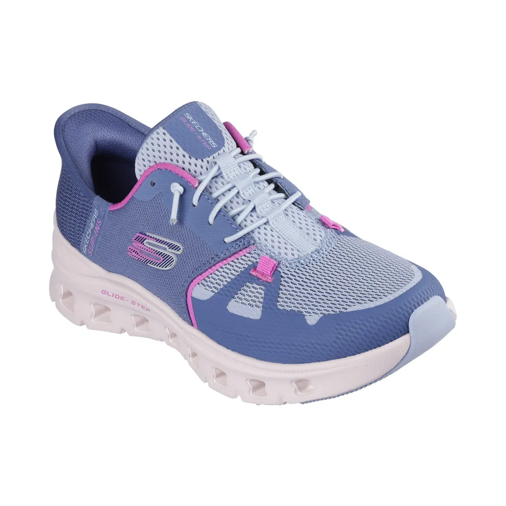 Skechers Slip-ins: Glide-Step Pro – Slate / Pink – “Grey” (150420 SLTP)
