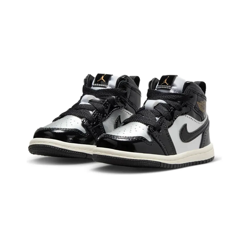 Jordan 1 Mid SE TD “Black Metallic Silver Sail Metallic Gold” (FZ3939-001)