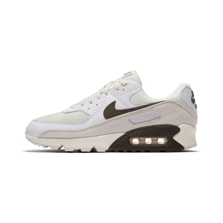 Nike Air Max 90 “White / Sail / Vast Grey / Baroque Brown” (CW7483-100)