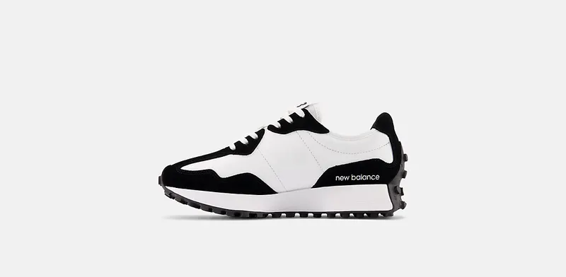 New Balance White & Black 327 (WS327DW)