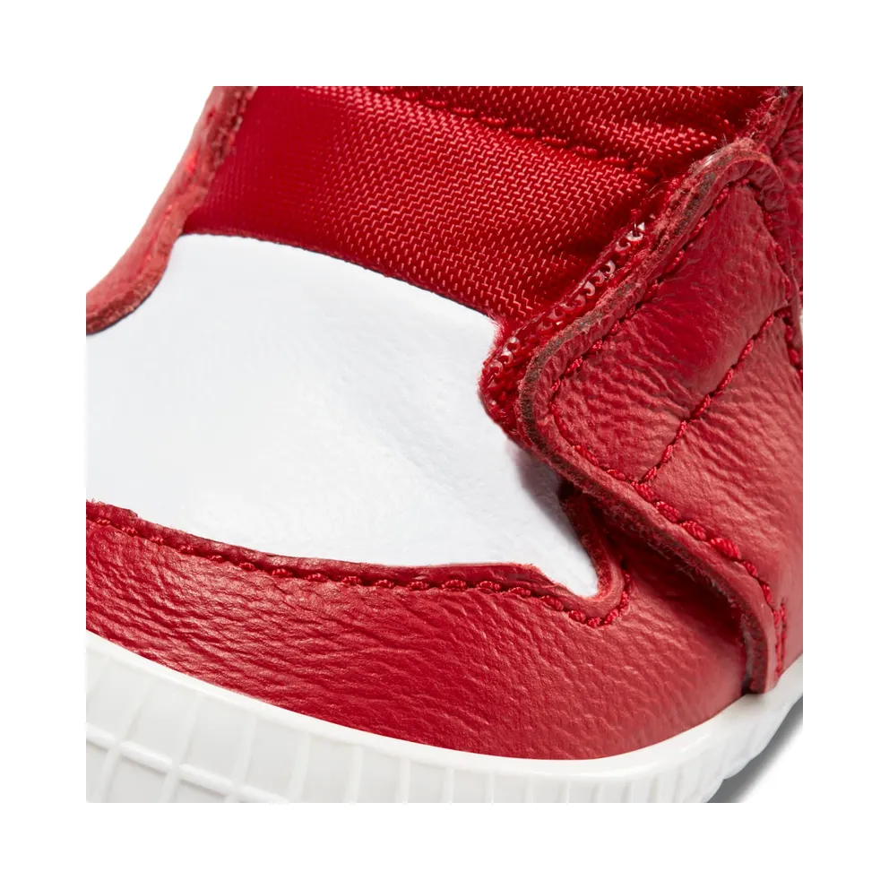 Jordan 1 Crib Bootie Satin Snake Chicago (I) Gym Red/White-Black (AT3745-601)