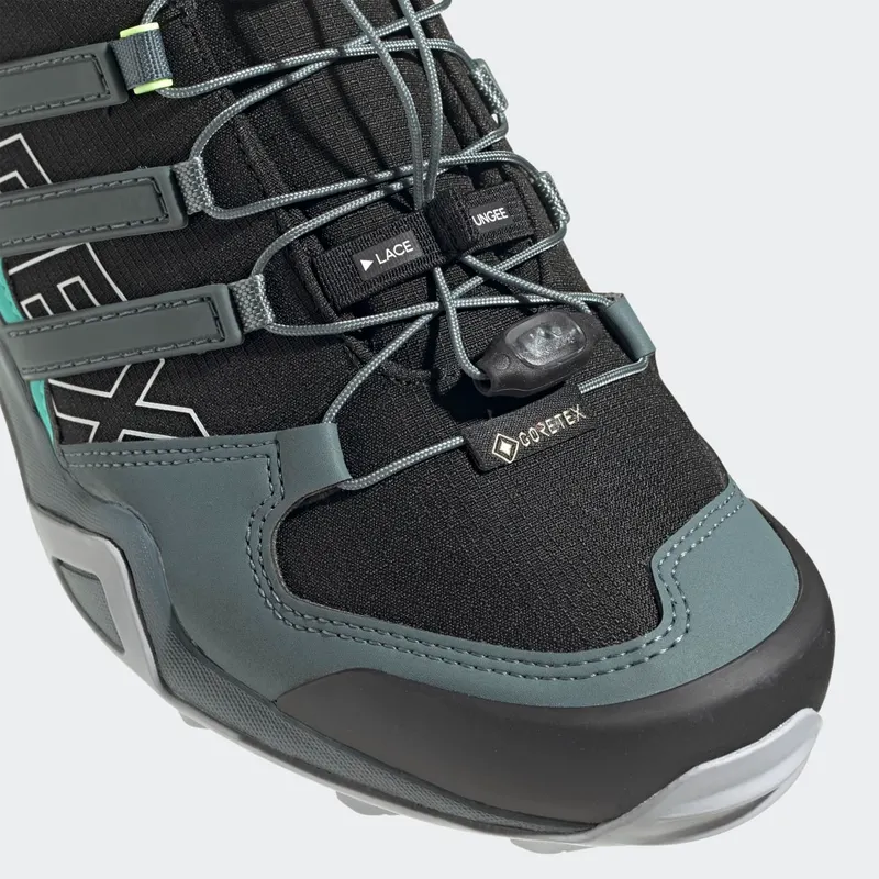 Adidas Terrex Swift R2 GORE-TEX Hiking Core Black / Blue Oxide / Acid Mint (FX4681)