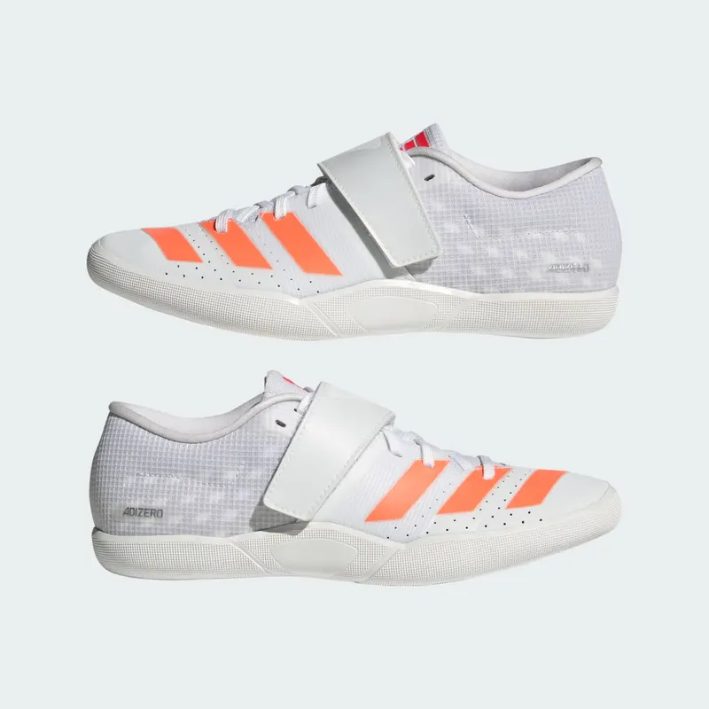 Adidas Adizero Throws Cloud White / Lucid Orange / Lucid Red (JQ0808)