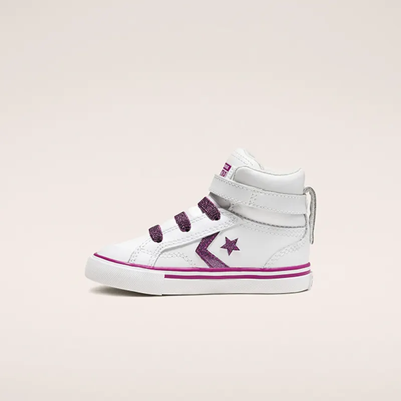Converse Toddlers’ Coated Glitter Pro Blaze Strap High Top (768477C)