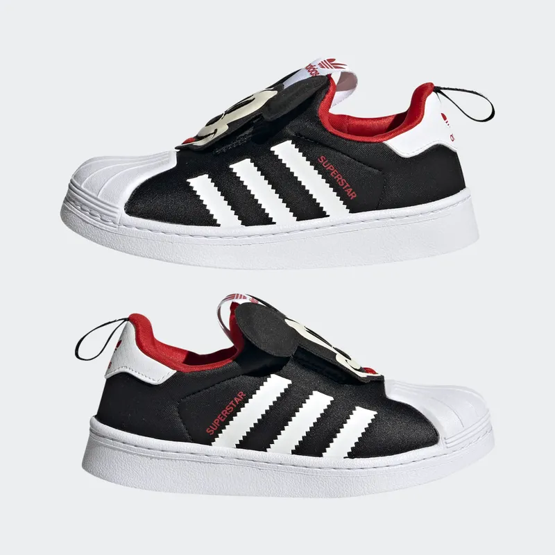 Adidas Disney Superstar 360 Core Black / Cloud White / Vivid Red (Q46299)