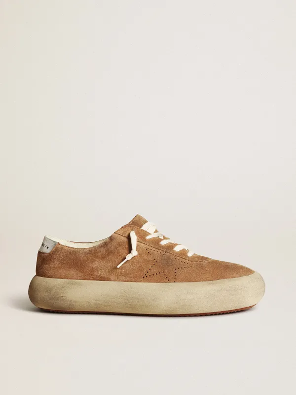 Golden Goose Space-Star In Tobacco-Colored Suede (GMF00376.F003327.15331)