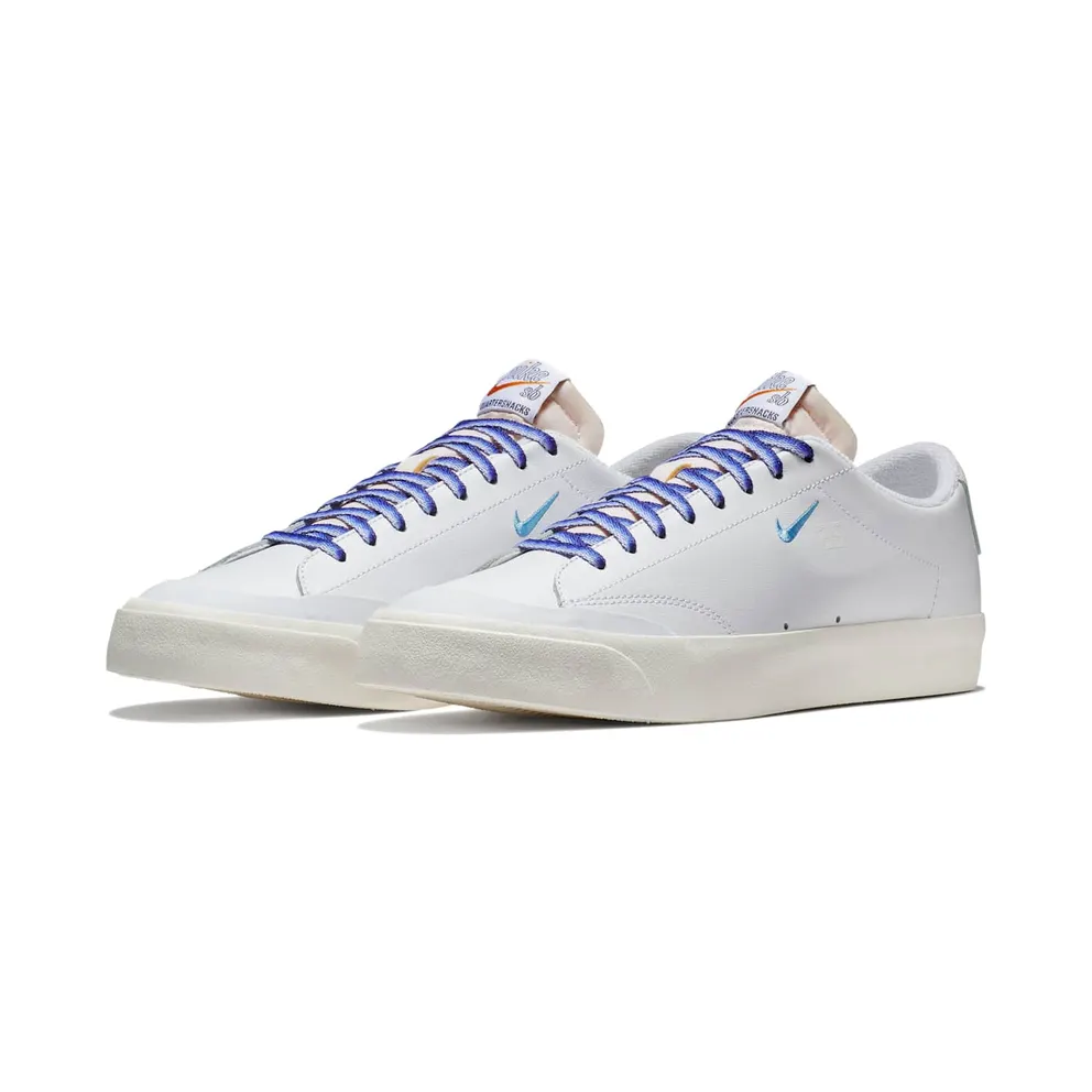 Nike SB Blazer Low XT Quartersnacks White White/University Blue-Sail (AQ3499-141)