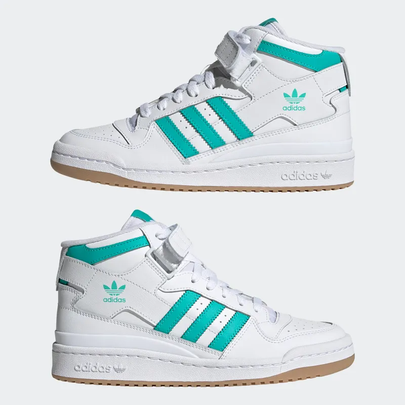adidas Forum Mid Cloud White / Mint Rush / Gum (GY3672)