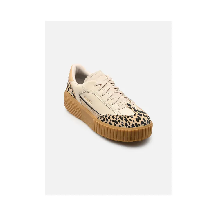SOREL Sneakers met plateauzool en dierenprint – Beige (2144991193)