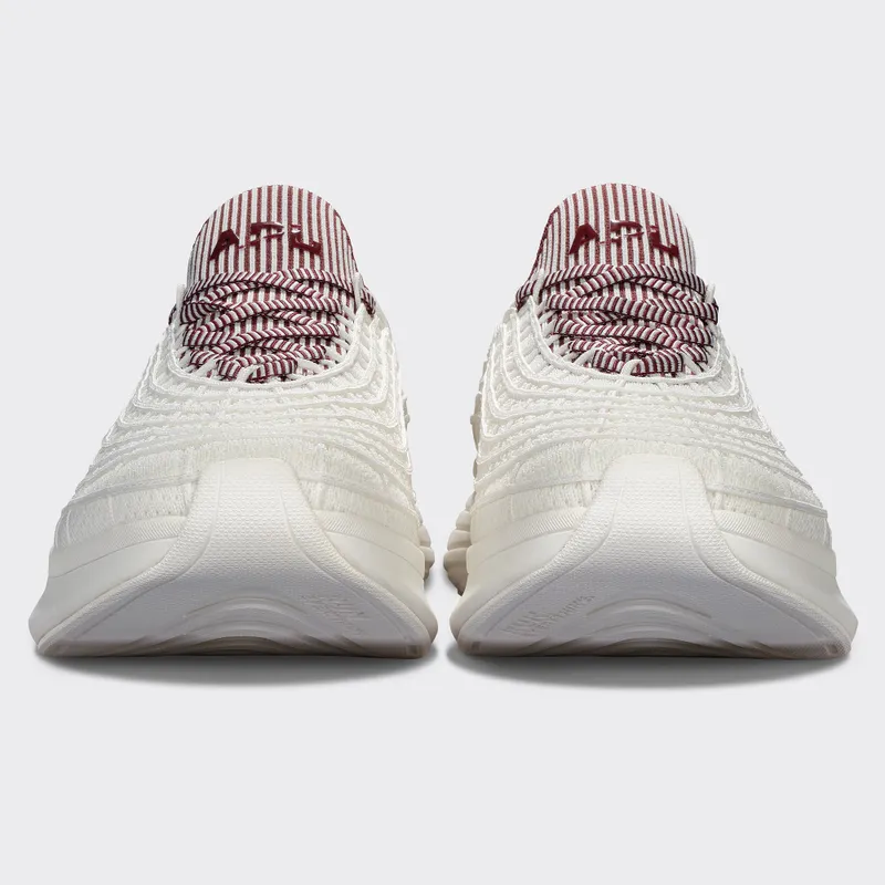 APL TechLoom Zipline “Ivory/Burgundy/Ribbed” (Men)