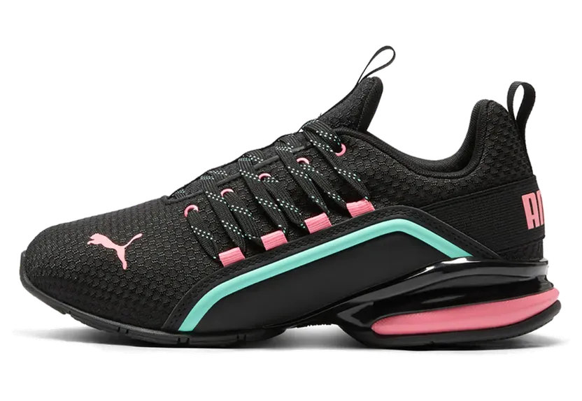 Puma Axelion Colorful Contours Lace Up “Black” (310495-01)