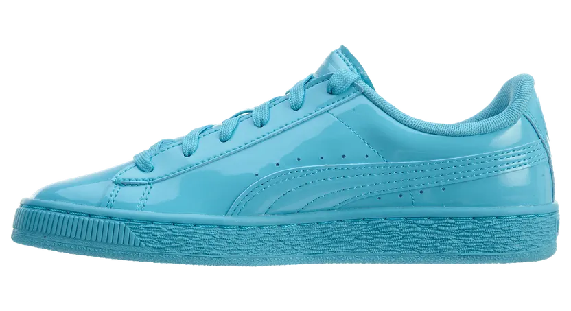 Puma Basket Classic GS “Patent Blue Atoll” (362246-06)