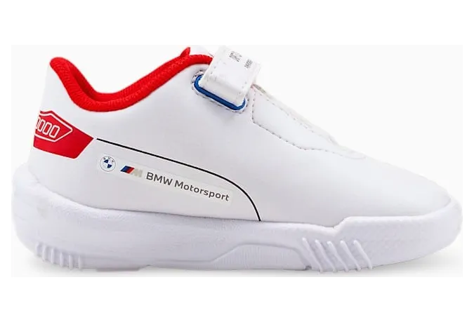 Puma BMW M Motorsport Drift Cat Delta Baby Motorsportschuhe Weiß/Blau (307121-02)