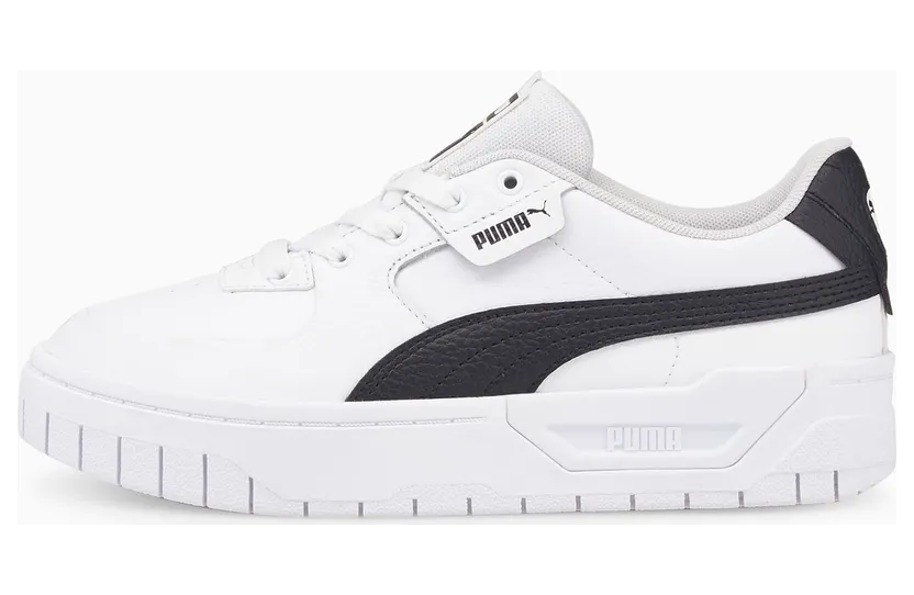 Puma Cali Dream Lth Damen-Sneakers Weiß/Schwarz (383157-04)
