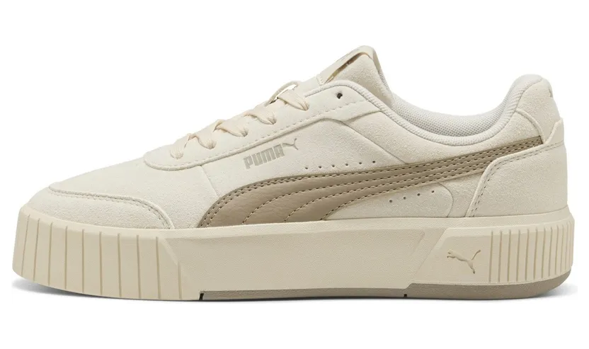 Puma Carina Mia Suede “Alpine Snow / Ice Coffee” (402638_01)