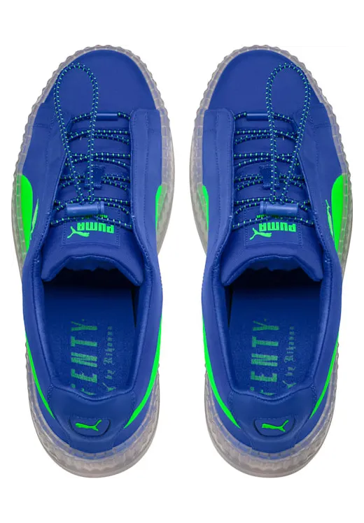 Puma Cleated Creeper Surf Rihanna Fenty Blue Green (W)
