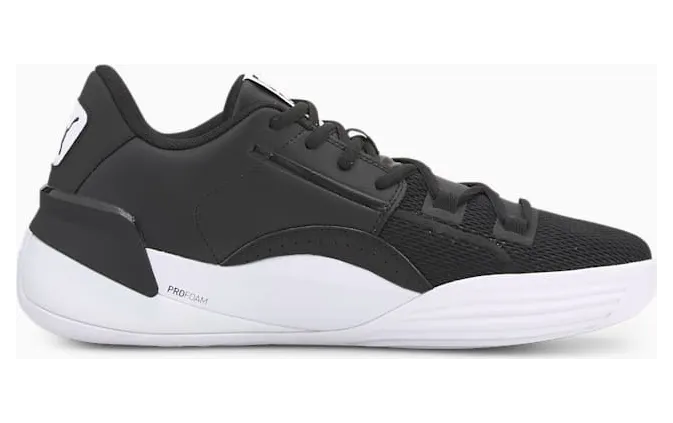 Puma Clyde Hardwood Team Basketballschuhe Schwarz/Weiß (194454-02)