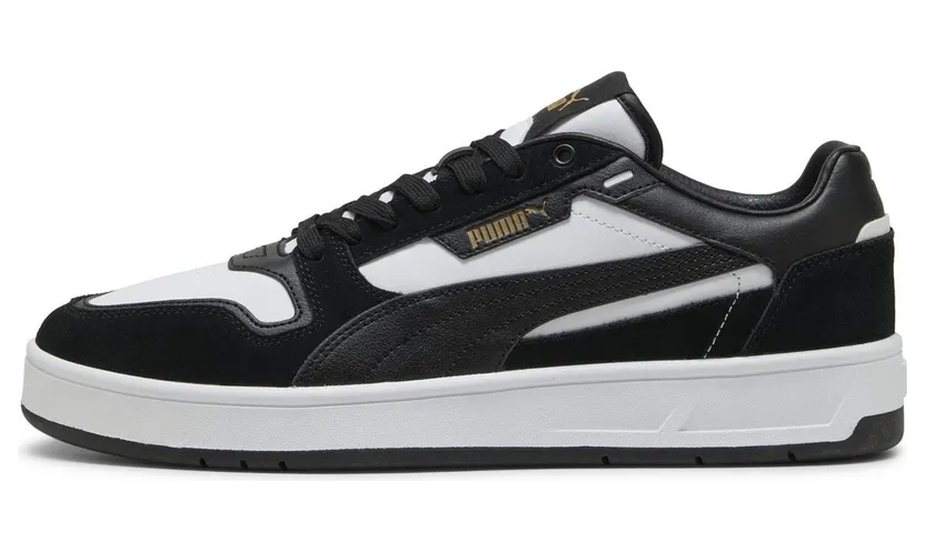 Puma Court Classic Suede “Puma White / Puma Black / Puma Gold” (400215_01)