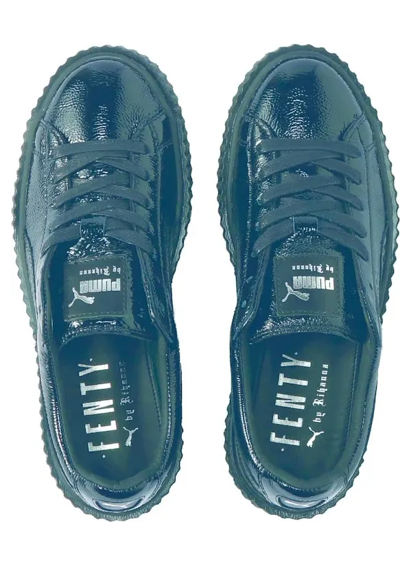 Puma Creeper Rihanna Fenty Cracked Leather Black (364641-01)