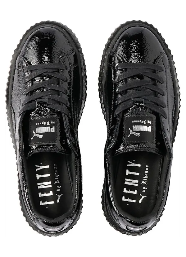 Puma Creeper Rihanna Fenty Cracked Leather Black (W) (2017) (364465-01)