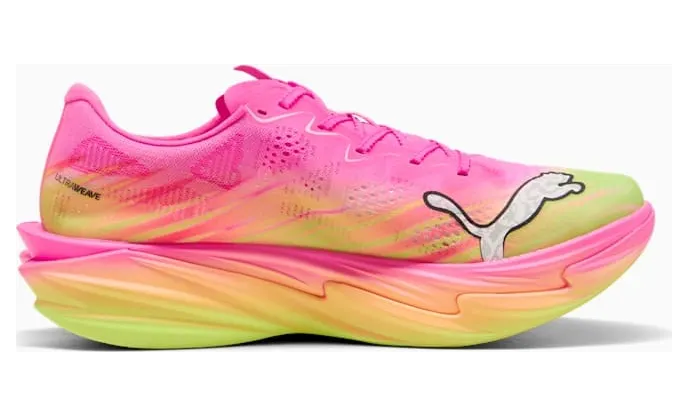 Puma Deviate Nitro Elite 4 ‘Poison Pink Yellow Alert Bright Aqua’ (31329801)