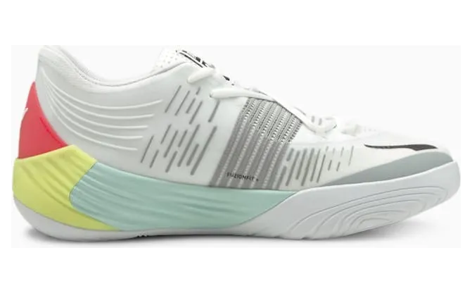 Puma Fusion Nitro Basketballschuhe Weiß (195587-02)