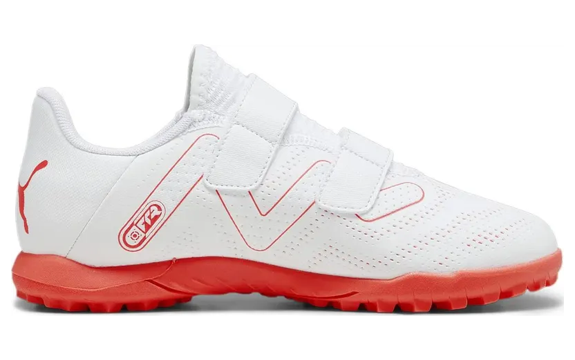 Puma FUTURE PLAY TT V Jr PUMA WHITE-FIRE ORCHID Kids, White (107394)