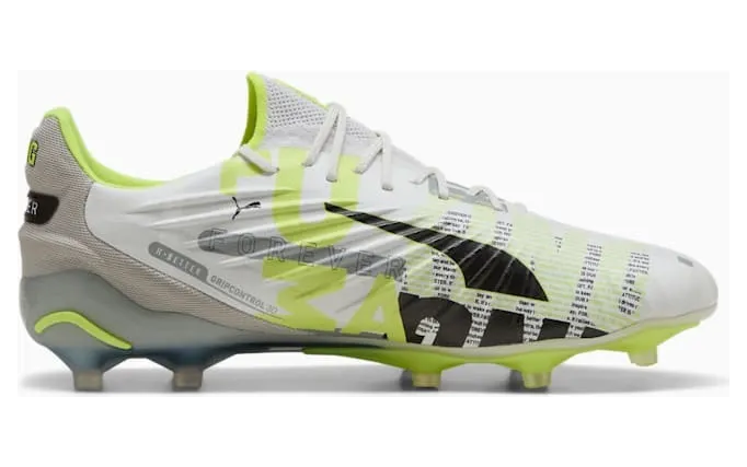 Puma KING ULTIMATE FOREVER FG AG “Feather Gray / Electric Lime / White / Flat Light Gray” (108426-01)