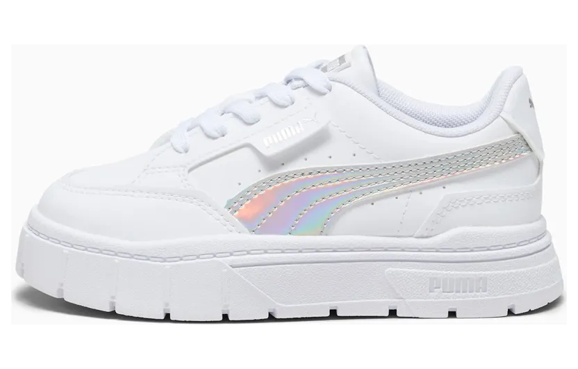 Puma Mayze Stack Iridiscent Kinder Weiß (392869-01)