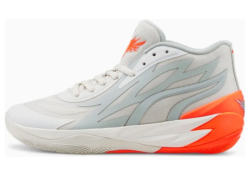 Puma MB.02 Basketball Shoes Grey/Orange (378288-02)